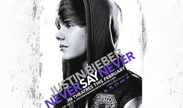 justin bieber movie poster. Teen sensation Justin Bieber